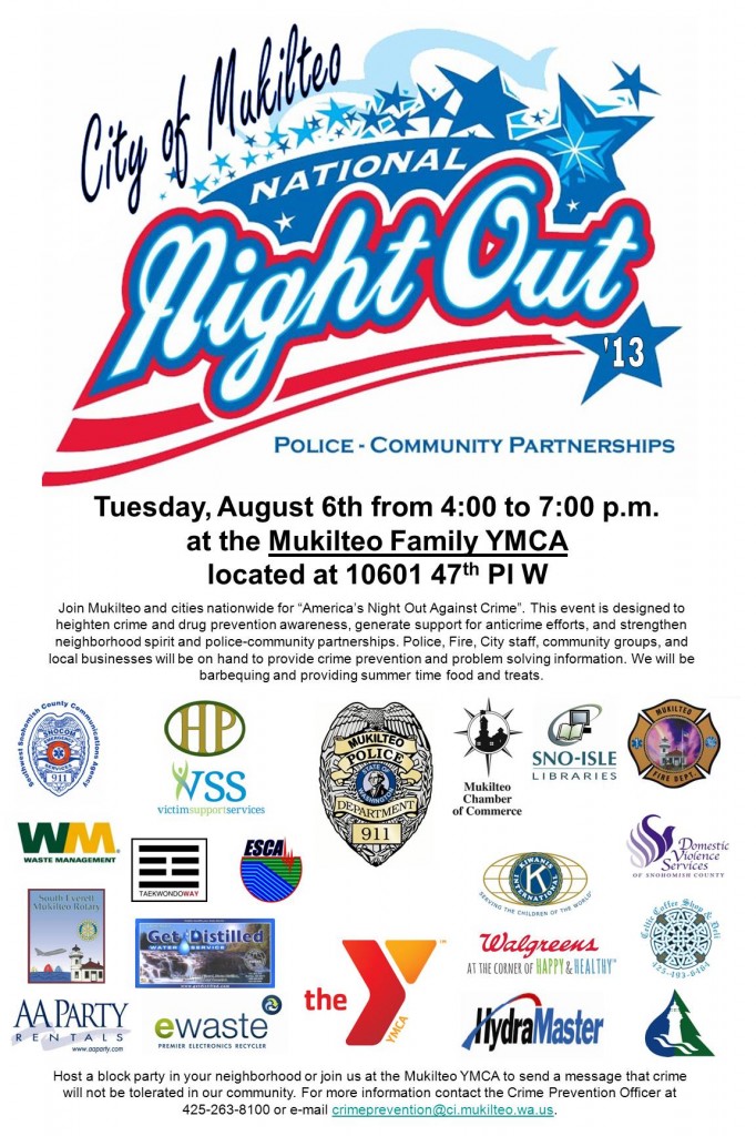 National Night Out 2013 poster