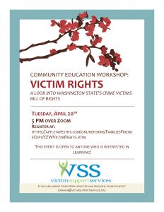Victims rights flyer