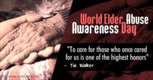 elderly hands holding world elder abuse day image