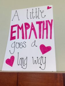 sign A little empathy goes a long way