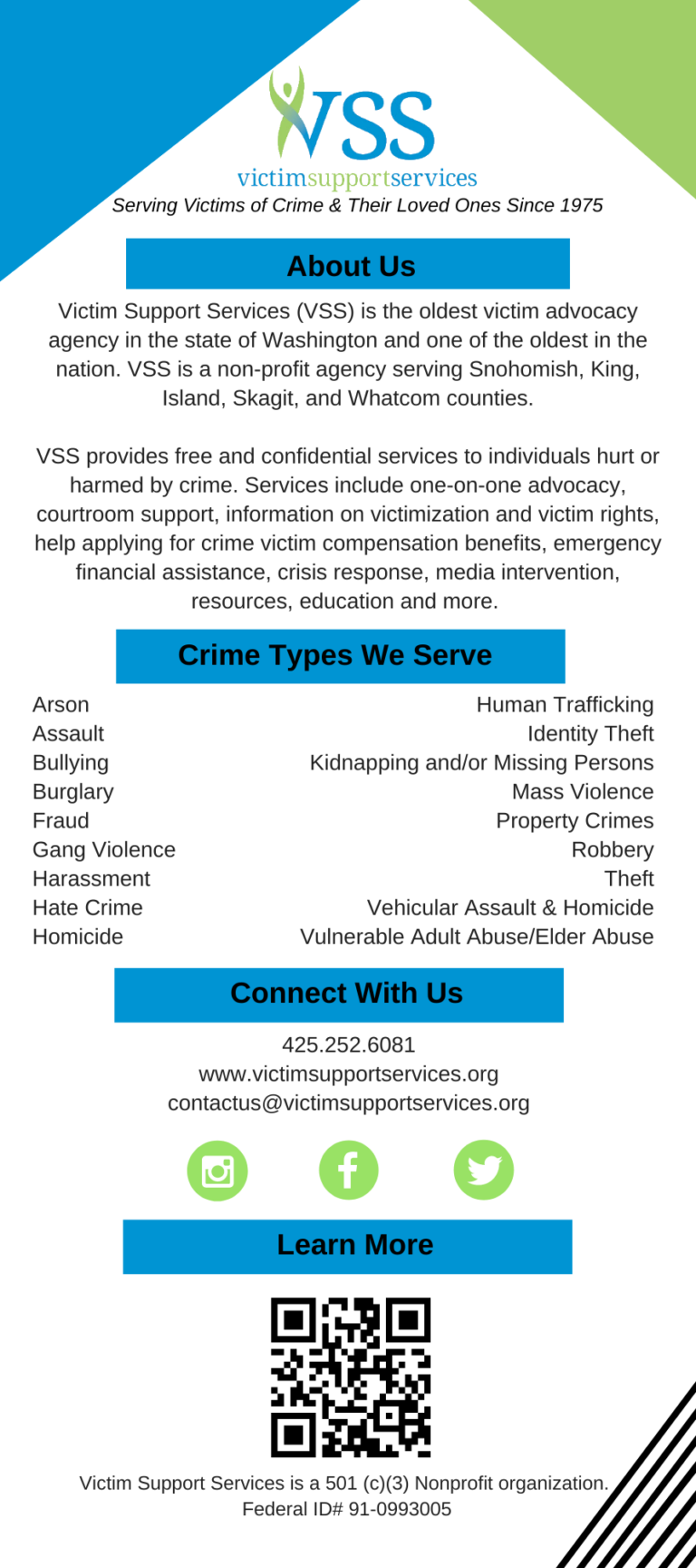 Download Rack Cards - Victim Support Services